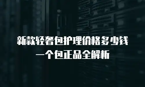 新款轻奢包护理价格多少钱一个包正品全解析