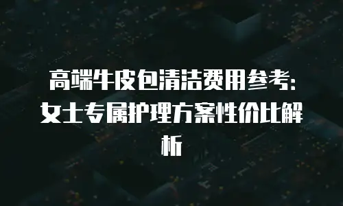 高端牛皮包清洁费用参考：女士专属护理方案性价比解析