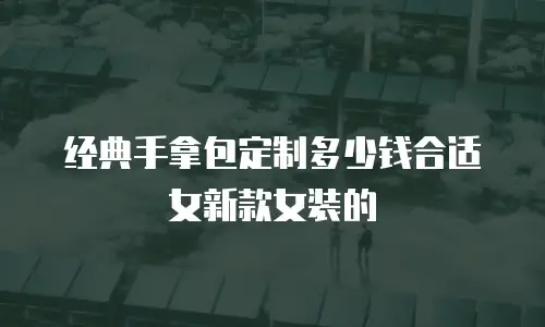 经典手拿包定制多少钱合适女新款女装的