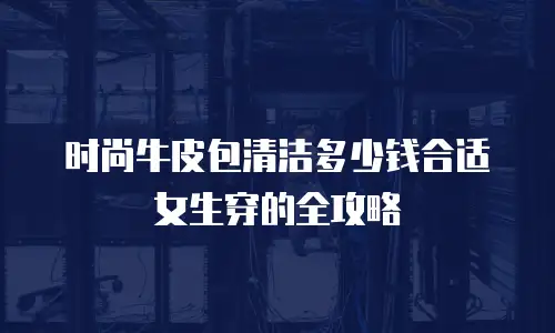 时尚牛皮包清洁多少钱合适女生穿的全攻略