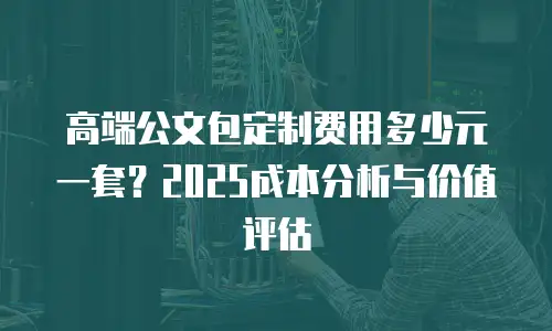 高端公文包定制费用多少元一套？2025成本分析与价值评估