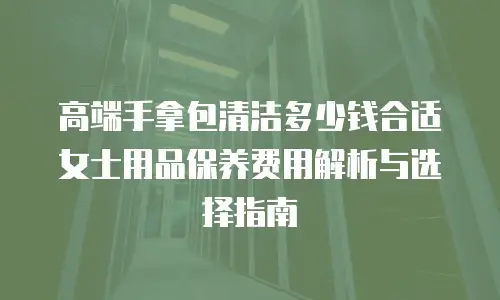 高端手拿包清洁多少钱合适 女士用品保养费用解析与选择指南