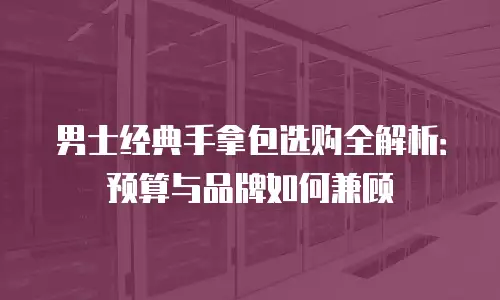 男士经典手拿包选购全解析：预算与品牌如何兼顾