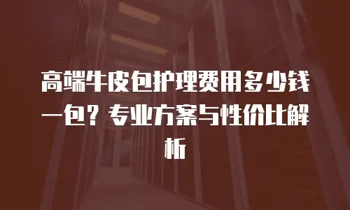 高端牛皮包护理费用多少钱一包？专业方案与性价比解析