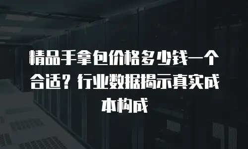 精品手拿包价格多少钱一个合适？行业数据揭示真实成本构成