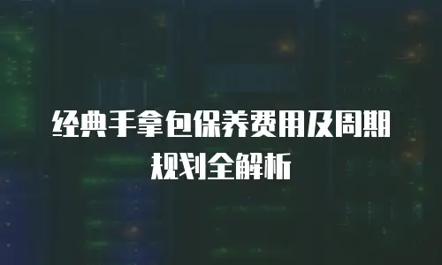经典手拿包保养费用及周期规划全解析