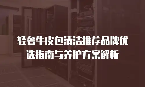 轻奢牛皮包清洁推荐品牌优选指南与养护方案解析