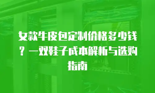 女款牛皮包定制价格多少钱？一双鞋子成本解析与选购指南