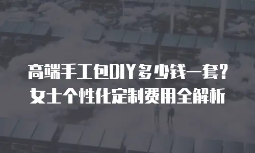 高端手工包DIY多少钱一套？女士个性化定制费用全解析
