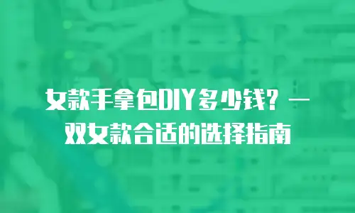 女款手拿包DIY多少钱？一双女款合适的选择指南