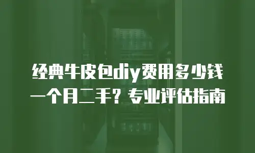 经典牛皮包diy费用多少钱一个月二手？专业评估指南