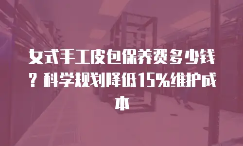 女式手工皮包保养费多少钱？科学规划降低15%维护成本