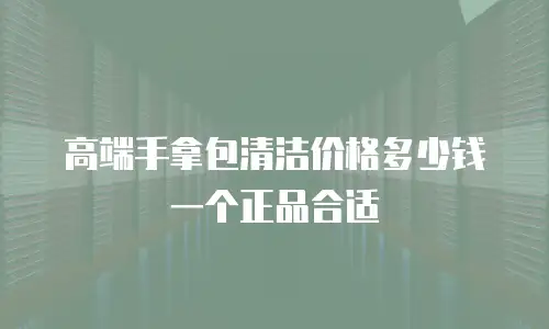 高端手拿包清洁价格多少钱一个正品合适