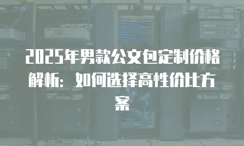 2025年男款公文包定制价格解析：如何选择高性价比方案