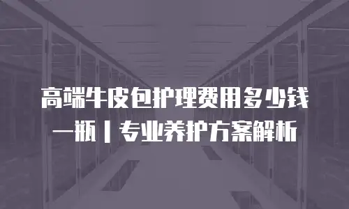 高端牛皮包护理费用多少钱一瓶｜专业养护方案解析