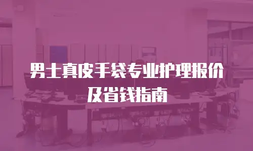 男士真皮手袋专业护理报价及省钱指南