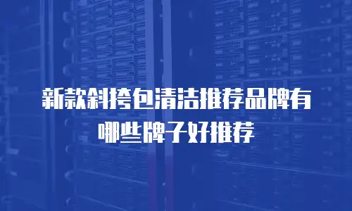 新款斜挎包清洁推荐品牌有哪些牌子好推荐