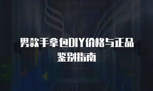 男款手拿包DIY价格与正品鉴别指南