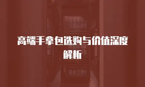高端手拿包选购与价值深度解析