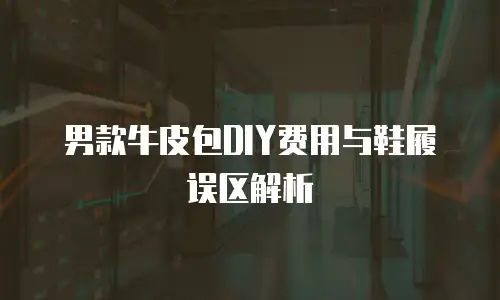 男款牛皮包DIY费用与鞋履误区解析