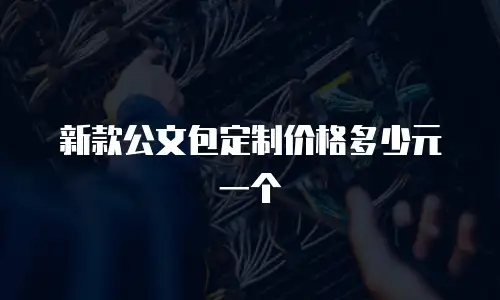新款公文包定制价格多少元一个