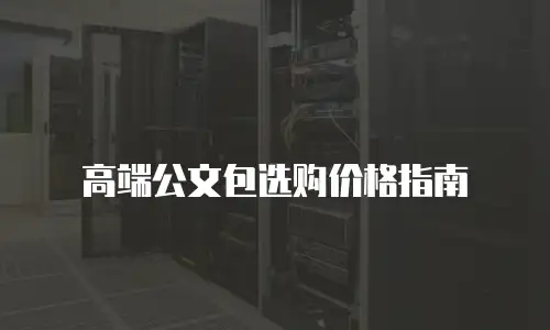 高端公文包选购价格指南