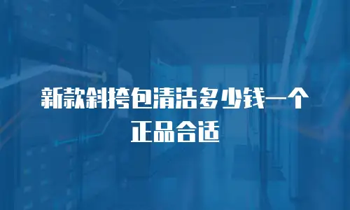 新款斜挎包清洁多少钱一个正品合适