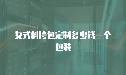 女式斜挎包定制多少钱一个包装
