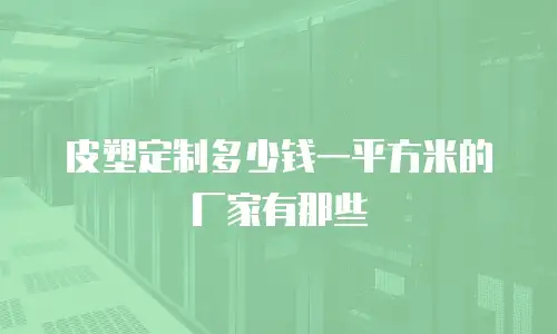 皮塑定制多少钱一平方米的厂家有那些