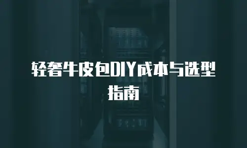 轻奢牛皮包DIY成本与选型指南