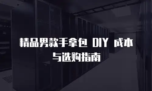 精品男款手拿包 DIY 成本与选购指南