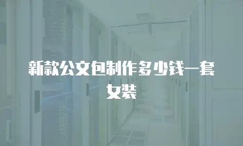 新款公文包制作多少钱一套女装