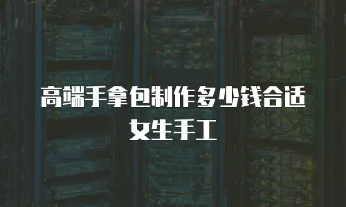 高端手拿包制作多少钱合适女生手工