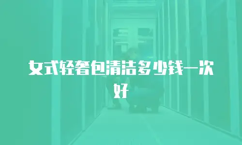 女式轻奢包清洁多少钱一次好