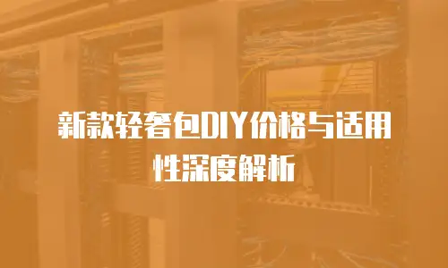 新款轻奢包DIY价格与适用性深度解析