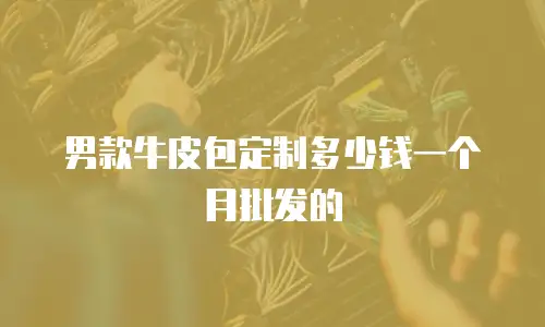 男款牛皮包定制多少钱一个月批发的