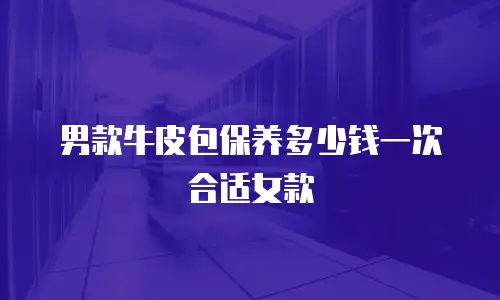 男款牛皮包保养多少钱一次合适女款