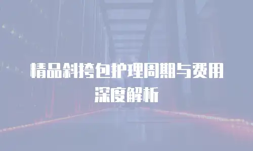 精品斜挎包护理周期与费用深度解析