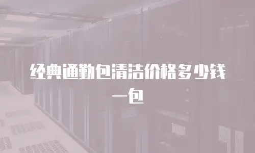 经典通勤包清洁价格多少钱一包