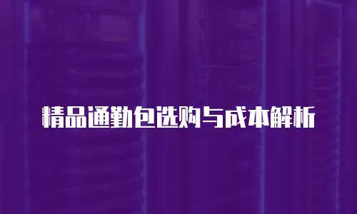 精品通勤包选购与成本解析