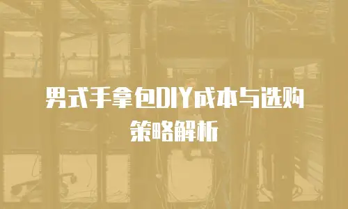 男式手拿包DIY成本与选购策略解析