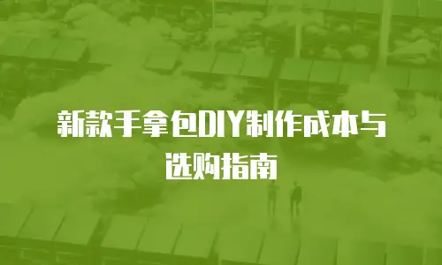 新款手拿包DIY制作成本与选购指南