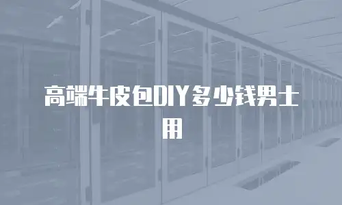 高端牛皮包DIY多少钱男士用
