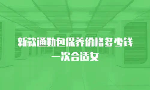 新款通勤包保养价格多少钱一次合适女