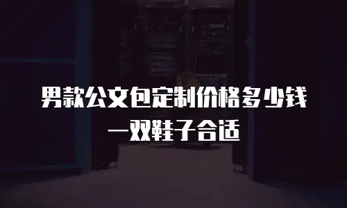 男款公文包定制价格多少钱一双鞋子合适