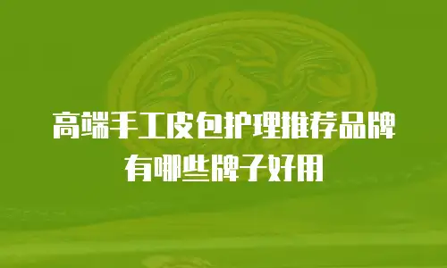 高端手工皮包护理推荐品牌有哪些牌子好用