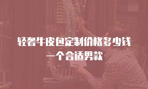 轻奢牛皮包定制价格多少钱一个合适男款