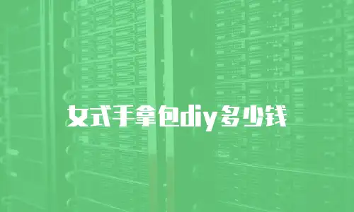 女式手拿包diy多少钱