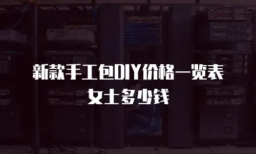 新款手工包DIY价格一览表女士多少钱