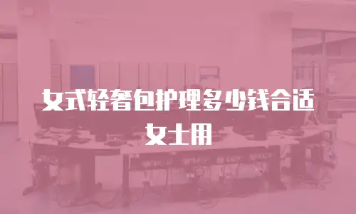 女式轻奢包护理多少钱合适女士用